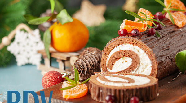 La pâtisserie, c'est permis : Bûche de Noël