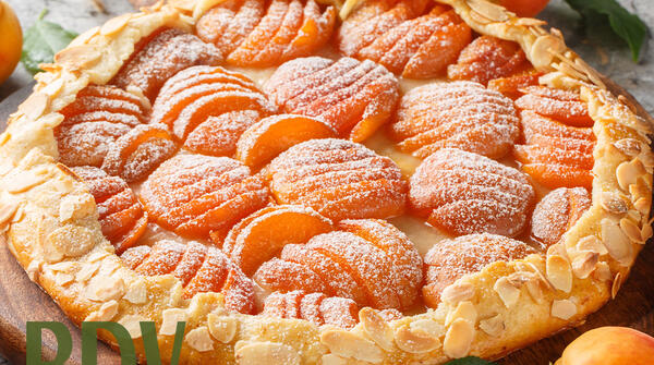 La pâtisserie, c'est permis : tarte amandine aux abricots