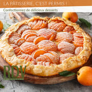 La pâtisserie, c'est permis : tarte amandine aux abricots