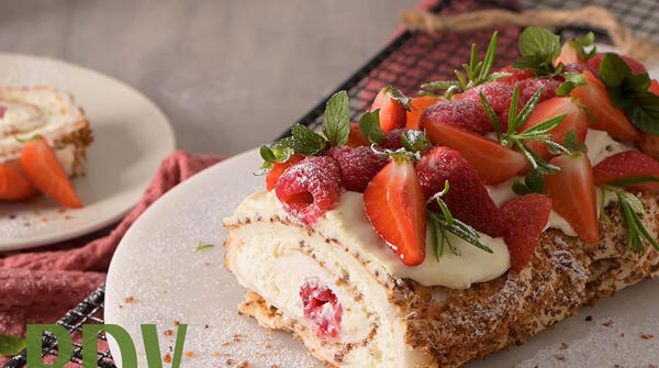 La pâtisserie, c'est permis : Roulé aux fraises
