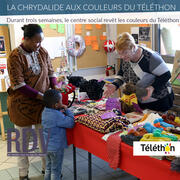 La Chrysalide aux couleurs du Téléthon