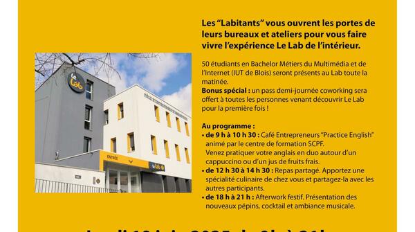 Portes Ouvertes - À la rencontre des Labitants - Jeudi 19 juin 2025 9h-21h