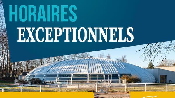 Piscine Tournesol : Horaires vacances scolaires